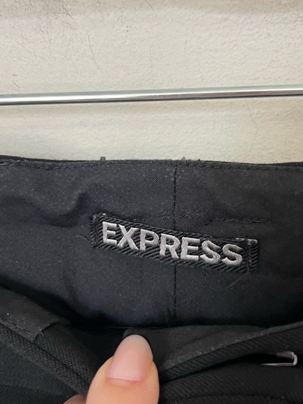 The Boys Screen Worn Express Editor Pants Black Stretch Work Trousers Tall 10 - Picture 5 of 11
